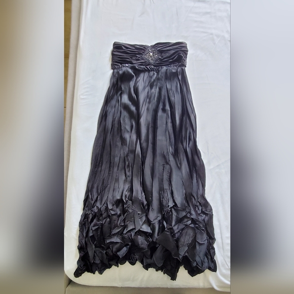 ORNA FARHO black Skirt with belt - Picture 1 of 3